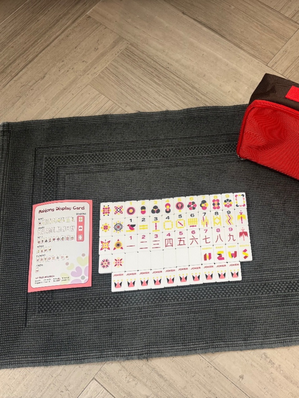 Engraved Mahjong Tiles